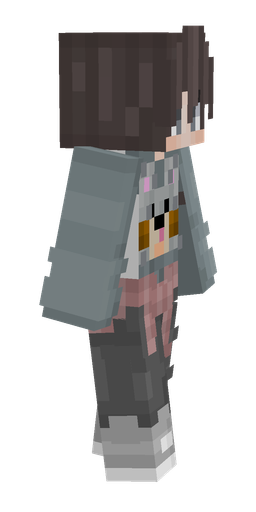 Black skin: body, right side render