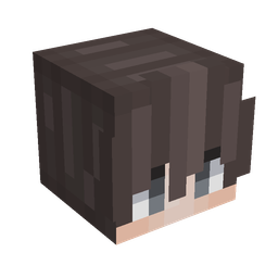 Black skin: head render
