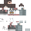 Black skin: raw texture render