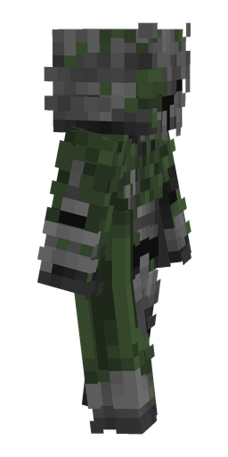 Black skin: body, right side render