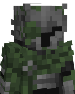 Black skin: bust render