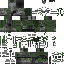 Black skin: raw texture render