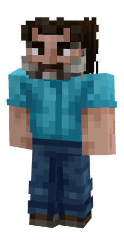 Black skin: body, front render