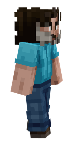 Black skin: body, right side render