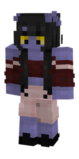 Black skin: body, front render