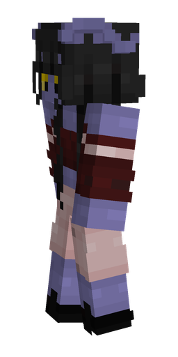 Black skin: body, left side render