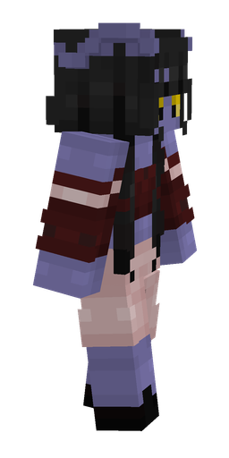 Black skin: body, right side render