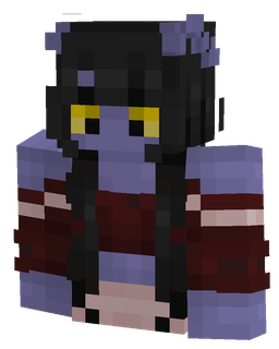 Black skin: bust render