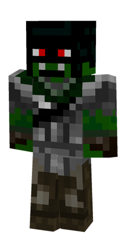 Black skin: body, front render