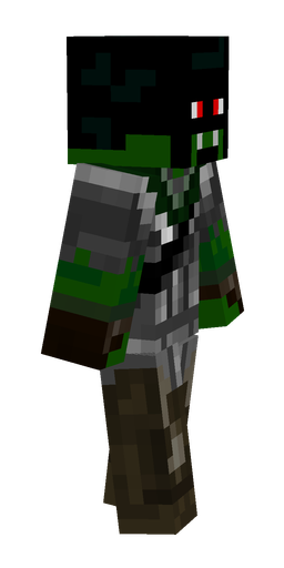 Black skin: body, right side render