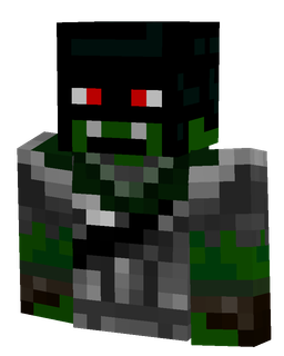 Black skin: bust render
