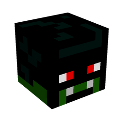 Black skin: head render