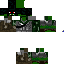 Black skin: raw texture render