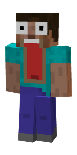 Black skin: body, front render