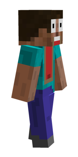 Black skin: body, right side render