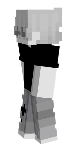 Black skin: body, left side render