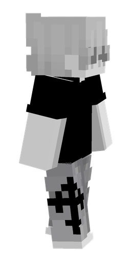 Black skin: body, right side render