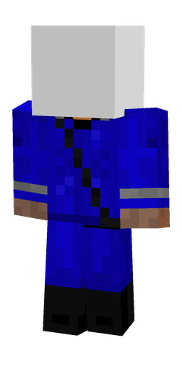 Blue skin: body, front render