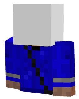 Blue skin: bust render