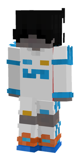 Black skin: body, front render