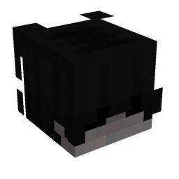 Black skin: head render