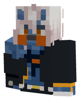 Blue skin: bust render