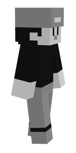 Black skin: body, right side render