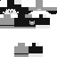 Black skin: raw texture render