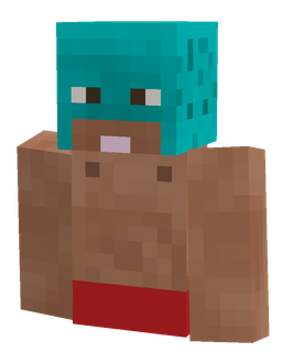 Blue skin: bust render