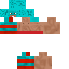 Blue skin: raw texture render
