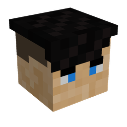 Black skin: head render