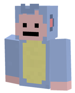 Blue skin: bust render