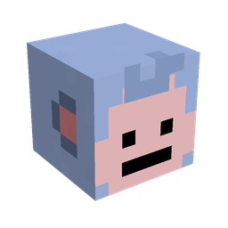 Blue skin: head render