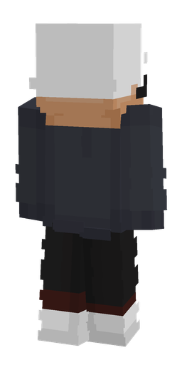 Black skin: body, back render