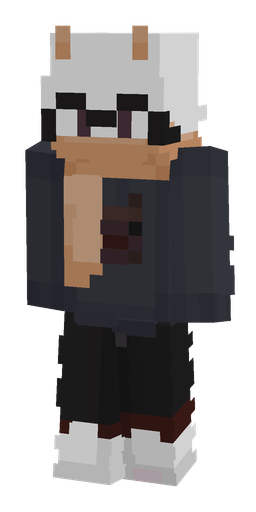 Black skin: body, front render