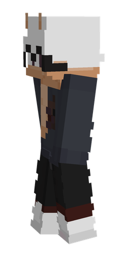 Black skin: body, left side render