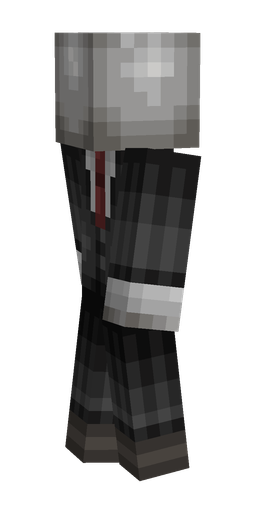 Black skin: body, left side render