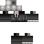 Black skin: raw texture render