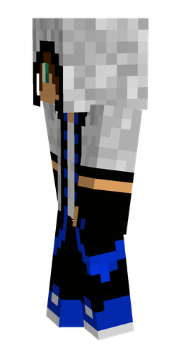 Black skin: body, left side render