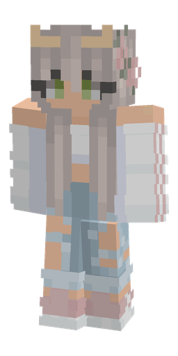 Blue skin: body, front render