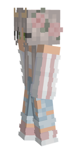Blue skin: body, left side render