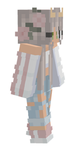 Blue skin: body, right side render