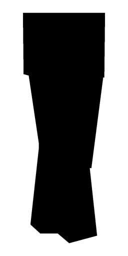 Black skin: body, left side render