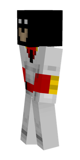 Black skin: body, left side render