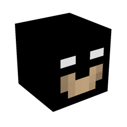 Black skin: head render
