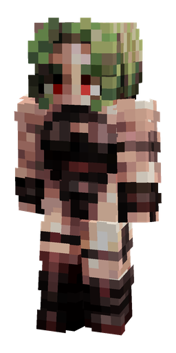 Black skin: body, front render