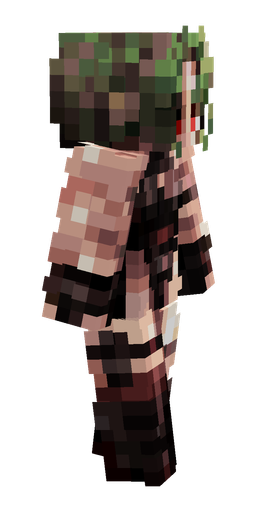 Black skin: body, right side render