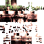 Black skin: raw texture render
