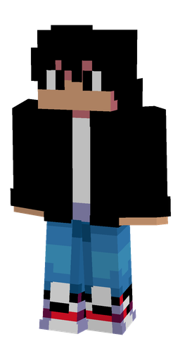 Black skin: body, front render