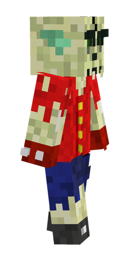 Blue skin: body, right side render